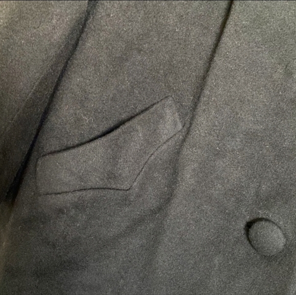 Vintage 100% Cashmere Bond’s Fifth Avenue Coat Large – Real Fur Collar - Picture 4 of 9